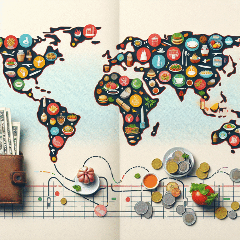 Roteiros de viagem econômica com foco em gastronomia