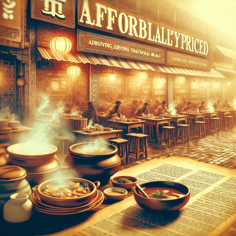 Restaurantes acessíveis com comida tradicional