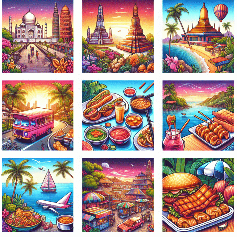 Destinos exóticos com comida barata e deliciosa