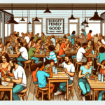 Restaurantes baratos para grupos e famílias