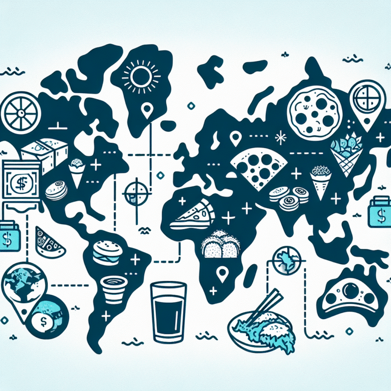 Roteiros de viagem econômica com foco em gastronomia