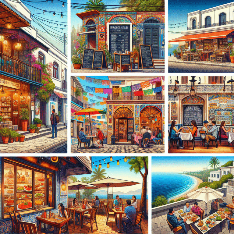Restaurantes locais baratos em destinos turísticos