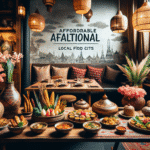 Restaurantes baratos com comida típica local em cidades turísticas