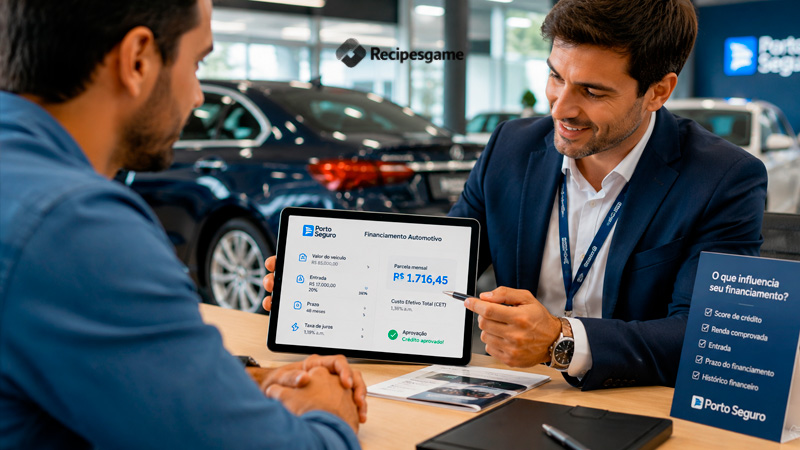 Financiamento automotivo Porto Seguro e os principais pontos que influenciam parcelas, juros e aprovação