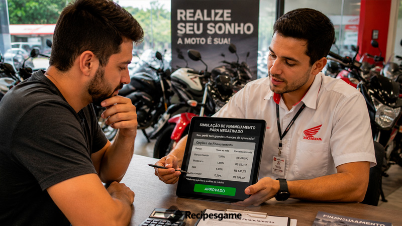 Financiar moto com nome sujo: guia completo com bancos, taxas e estratégias que realmente funcionam