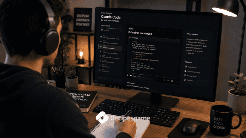 Curso Claude Code vale a pena? Veja o que você aprende, como funciona e quem deve estudar essa tecnologia