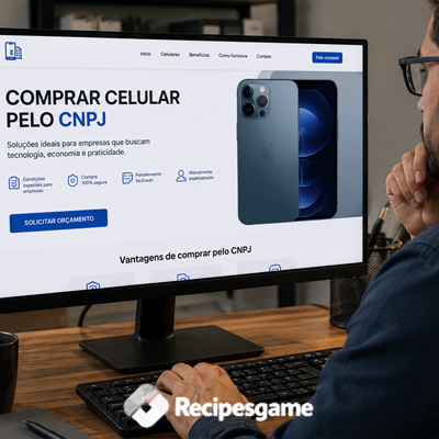 comprar celular pelo CNPJ